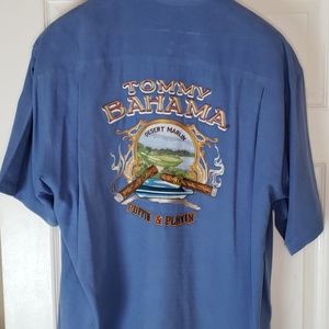 Tommy bahama graphic mens button down size XL